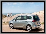 Wydmy, Opel Zafira III, Morze